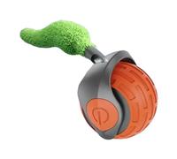 Smart Cat Toy with Tail,Interactive Rolling Chasing Toy Cat Ball | Two Speed Adjustment, Automatic Moving Cat Toy Ball with Tail for Kittens