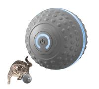 Smart Cat Toys Ball, Interactive Automatic Rolling Kitten Balls with Light, 2.52x2.52x2.52 Inches Bright LED Lights & Extra Fun Design, Electric Chew Toy for Small, Medium, Large Kittens, and Grinding