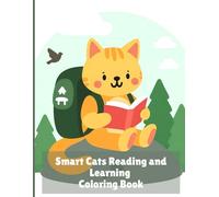 Smart Cats Reading and Learning: Coloring Book for Adults and Teens (Funny Cats)