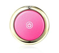 SMART CC Air Real-time Tracking Tag Bluetooth Tracker Tags Work for Apple Find My (iOS only) Anti-Loss Tracker for Dogs Cats Key Luggage Backpack Item Locator (Rose Red)