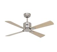 Smart Ceiling fan with Remote DC Ceiling Fan NEO 103cm Matt Chrome Maple Beech