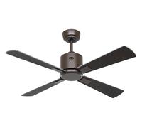 Smart Ceiling fan with Remote DC Ceiling Fan Quiet NEO 103cm Bronze Wenge Silver