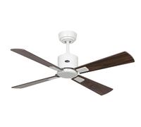 Smart Ceiling fan with Remote DC Ceiling Fan Quiet NEO 103cm White Walnut Cherry