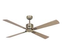 Smart Ceiling fan with Remote DC Ceiling Fan Quiet NEO 132cm Brass Maple Beech