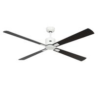 Smart Ceiling fan with Remote DC Ceiling Fan Quiet NEO 152cm White Wenge Silver