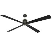 Smart Ceiling fan with Remote DC Ceiling Fan Quiet NEO 180cm Bronze Black Teak