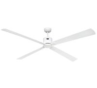 Smart Ceiling fan with Remote DC Ceiling Fan Quiet NEO 180cm White Light grey
