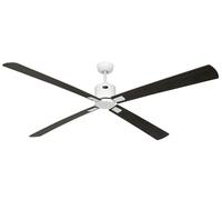 Smart Ceiling fan with Remote DC Ceiling Fan Quiet NEO 180cm White Walnut Cherry