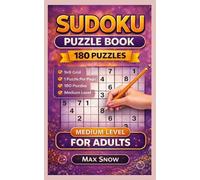 Smart Challenge Sudoku for Adults - Medium Edition (Pocket Size): 180 Engaging 9×9 Puzzles • 1 Puzzle Per Page • Handy 5×8 Travel Format (ClearMind Sudoku - Series for Adults & Seniors)