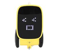 Smart Charging Robot Interactive Touch Sensing Educational Toy for Kids Early Learning English Storytelling Dancing Music Programming Plastic Electronic Components 8.5 x 10.5 x (Yellow)