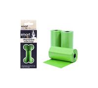 Smart Choice Degradable Poop Bags, Green, 0.225 kg, 8-count
