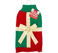 Smart Choice Dog Jumper - Festive Pet Sweater with Bow - Available in Sizes Small & Medium (Medium)