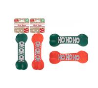 Smart Choice Festive Squeaky Vinyl Hohoho Dog Toy