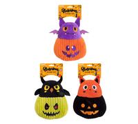 Smart Choice Halloween Squeaky Pumpkin Plush Dog Toy - Pet Toys