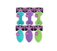 Smart Choice Large Squeaky Rubber Spiky Dog Toy - Pet Toys