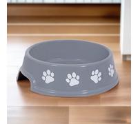 Smart Choice Plastic Printed Paw Print Pet Bowl - Size: 21.5cm