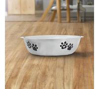 Smart Choice Polished Stainless Steel Pet Bowl - Size: Medium