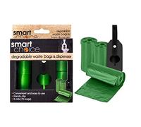 Smart Choice Poop Holder and Degradable Bags, Black, 0.177999 kg, 5-count