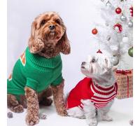 Smart Choice Santa & Gingerbread Man Pet Jumper M/L