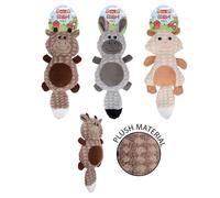 Smart Choice Squeaky Plush Crinkle Animal Dog Toy - Pet Toys
