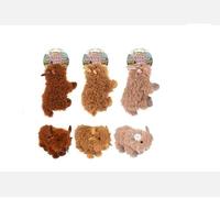 Smart Choice Squeaky Plush Highland Cow Dog Toy