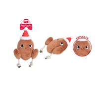 Smart Choice Squeaky Plush Turkey Dog Toy - Pet Toys - Multi-Coloured