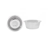 Smart Choice Stainless Steel Embossed Pet Bowl - Size: Medium
