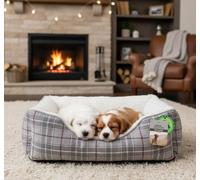 Smart Choice Sweet Dreams Heritage Plaid Pet Bed Medium 58x48x20cm
