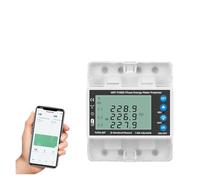 Smart Circuit Breaker 380V 3 Phase 4 Wire Over Under Voltage Protector Relay Power kWh Bidirectional Meter 80A(100A)