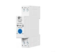 Smart Circuit Breaker, 63A Circuit Breaker With WiFi Control Smart Home Network Timer Function Leak Protection Remote Monitoring