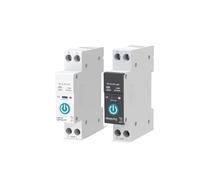 Smart Circuit Breaker With Metering 1P 63A DIN Rail Fit for Smart Home Wireless Remote Control Switch by Smart Life APP(Black with metering,ZigBee 10A)
