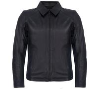 Smart Classic Harrington Leather Jacket-New York Infinity Leather Black L