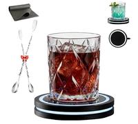 Smart Coaster 2.0 Cocktail Machine, 2026 New Smart Coaster Drink Cocktail Mixer with Built-in Smarst Sensing Tech, Smarts Coasters Cocktails Machine, Easy to Clean & Carry Compact Storage (1 Pcs)