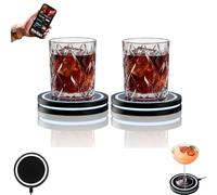 Smart Coaster Cocktail Machine 2.0 - Home Mixologist with Built-in Smart Sensing Tech, Easy to Clean & Portable (1 Set)