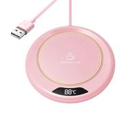Smart Coffee Cup Warmer - 20W Portable USB Drink Heater Thermow Stat Mug Warmer | Smart Electric Beverage Warmer Flexible Heating Coaster with 3 Temperature N Settings for Dining Room