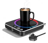 Smart Coffee Mug Warmer for Desk, Electric Cup Warmer with 3 Temperature Settings, Portable Beverage Warmer for All Mugs, Ideal Coffee Gifts Accessories Keep Beverages Coffee Warmer