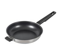 Kuhn Rikon Smart & Compact Stainless Steel Non-Stick Induction Frying Pan, 24Cm