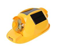 Smart Construction Hard Hats With 2 Solar Fan, Solar Fan Helmets For Men Bdz19O Removable Lining Helmet, Ventilated Breathable Hard Hat, Helmets, For Men With 2