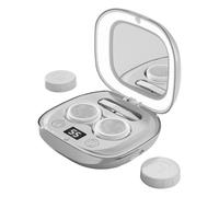 Smart Contact Lens Cleaning Machine, Portable Rechargeable Vision Care Device for Soft and Rigid Lenses, Daily Cleaning for Indoor Outdoor Trips 1.57 inches ABS+ Electronic Components
