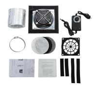 Smart Control 3-Layer Ventilation Filter Kit with High Efficiency 5000RPM Exhaust Fan and 1.5M Exhaust Pipe for 3D Printer Enclosure Tent Cover DIY, Laser Engraver Enclosure