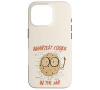 Smart cookie, brainy know-all genius wiz kid graduation pun Case for iPhone 16 Pro