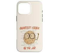 Smart cookie, brainy know-all genius wiz kid graduation pun Case for iPhone 16 Pro Max