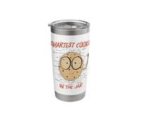 Smart Cookie, Brainy Know-All Genius wiz Kid Graduation Pun Stainless Steel Insulated Tumbler