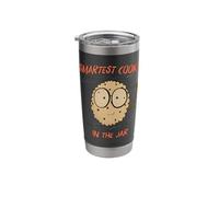 Smart Cookie, Brainy Know-All Genius wiz Kid Graduation Pun Stainless Steel Insulated Tumbler