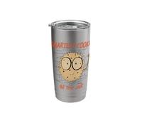 Smart Cookie, Brainy Know-All Genius wiz Kid Graduation Pun Stainless Steel Insulated Tumbler