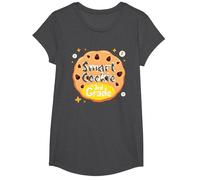 Smart Cookie in 3rd Grade School Achievement Celebration T-Shirt, Girls, Dark Heather Grey, Large