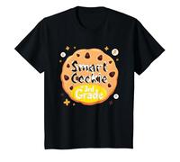 Smart Cookie in 3rd Grade School Achievement Celebration T-Shirt, Kids, Black, 8 Years