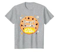Smart Cookie in 3rd Grade School Achievement Celebration T-Shirt, Kids, Heather Grey, 8 Years