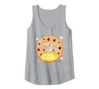 Smart Cookie in 3rd Grade School Achievement Celebration Tank Top, Women, Heather Grey, S