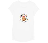 Smart Cookie in Fourth Grade: Cute School Achievement T-Shirt, Girls, White, Large